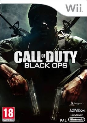 Copertina del gioco Call of Duty Black Ops per Nintendo Wii